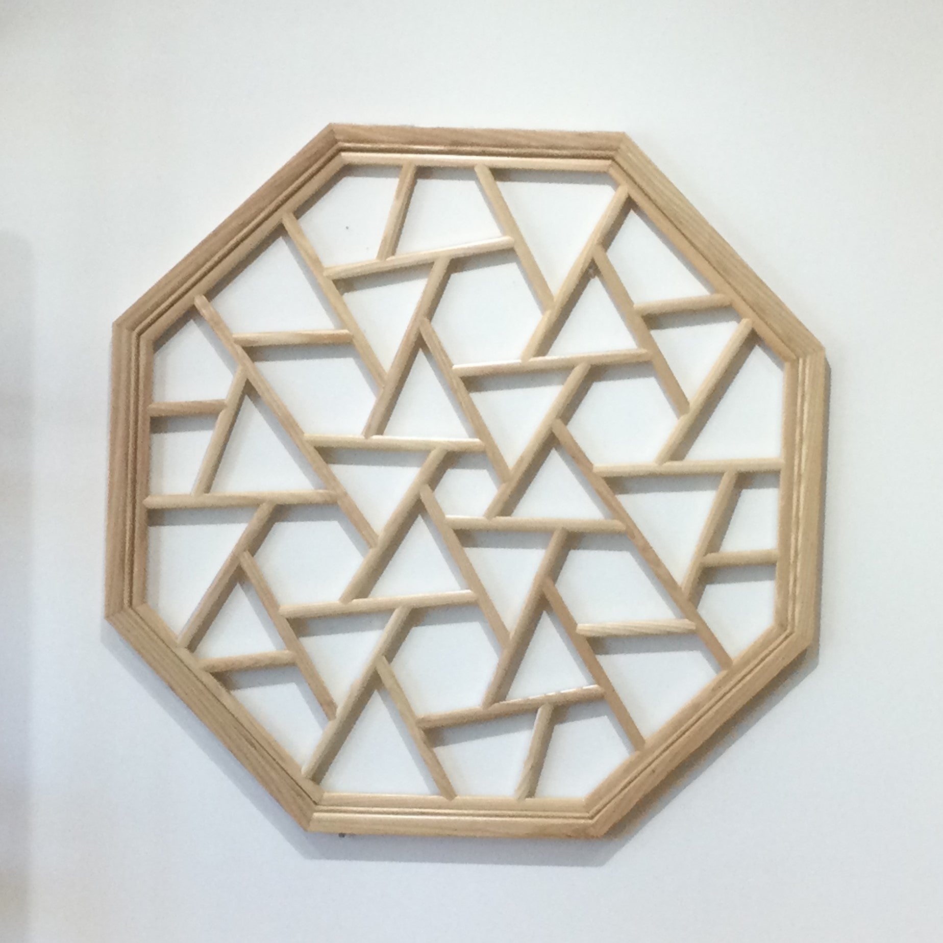 Custom Handcrafted Wall Decor/ Wood ice cracks Wall Hanging Brown