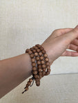 Sandalwood Bracelet  Mysore Sandalwood Stretch Bracelet • South Indian Sandalwood Adjustable Bracelet