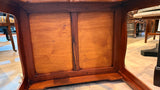 Chinese Ming Style Rosewood Armchairs with Rattan Seats