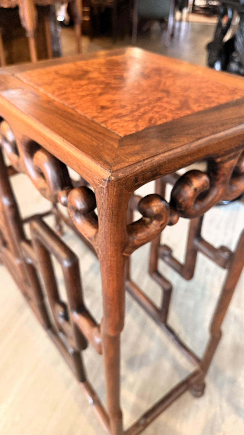 Chinese Hardwood Display Stand