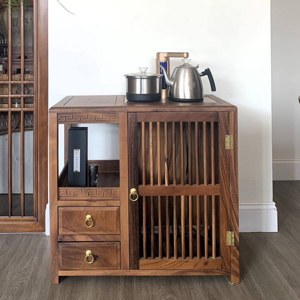 Black Walnut Tea Cabinet