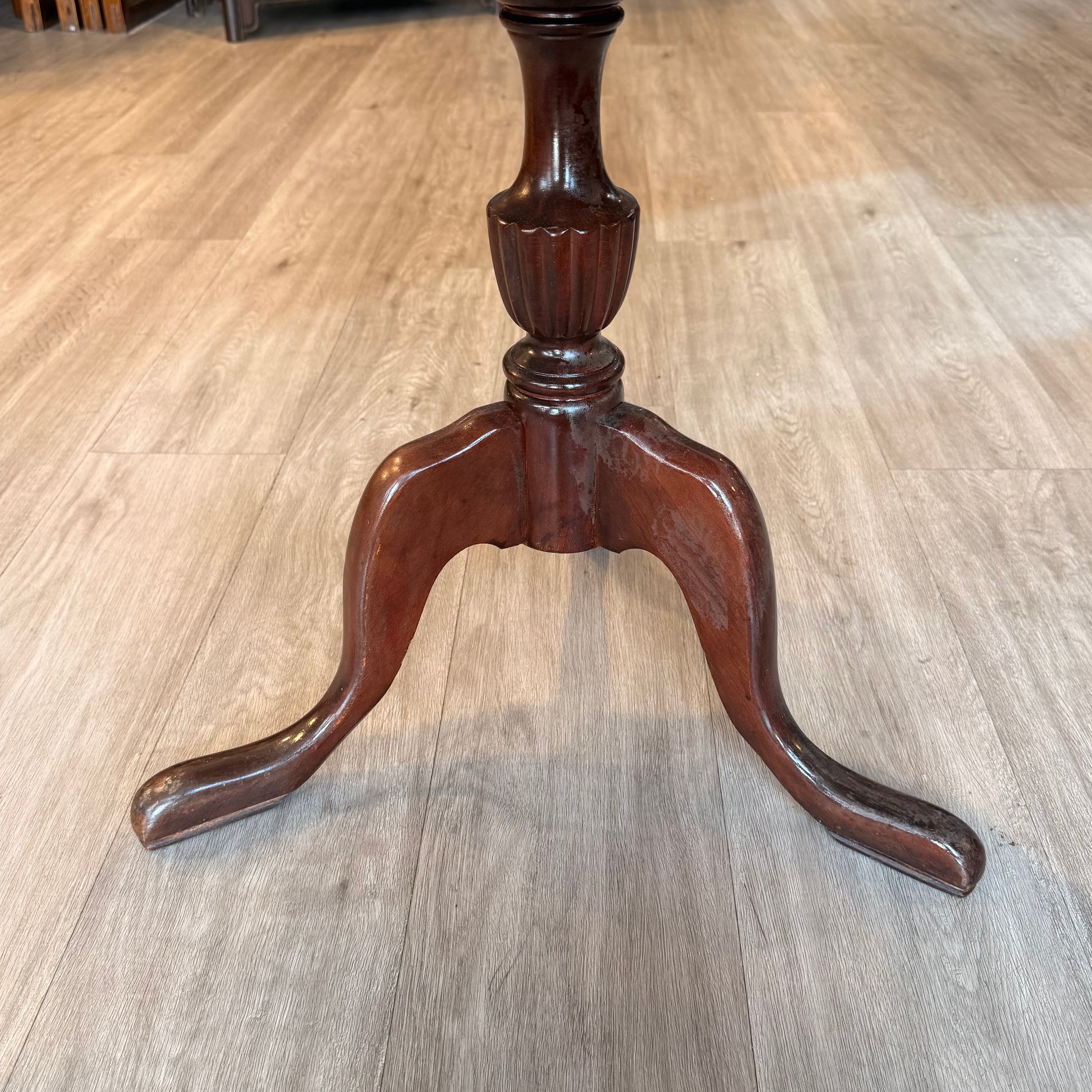 Antique Two-Tier Mahogany Tea Table | Classic English Accent Table