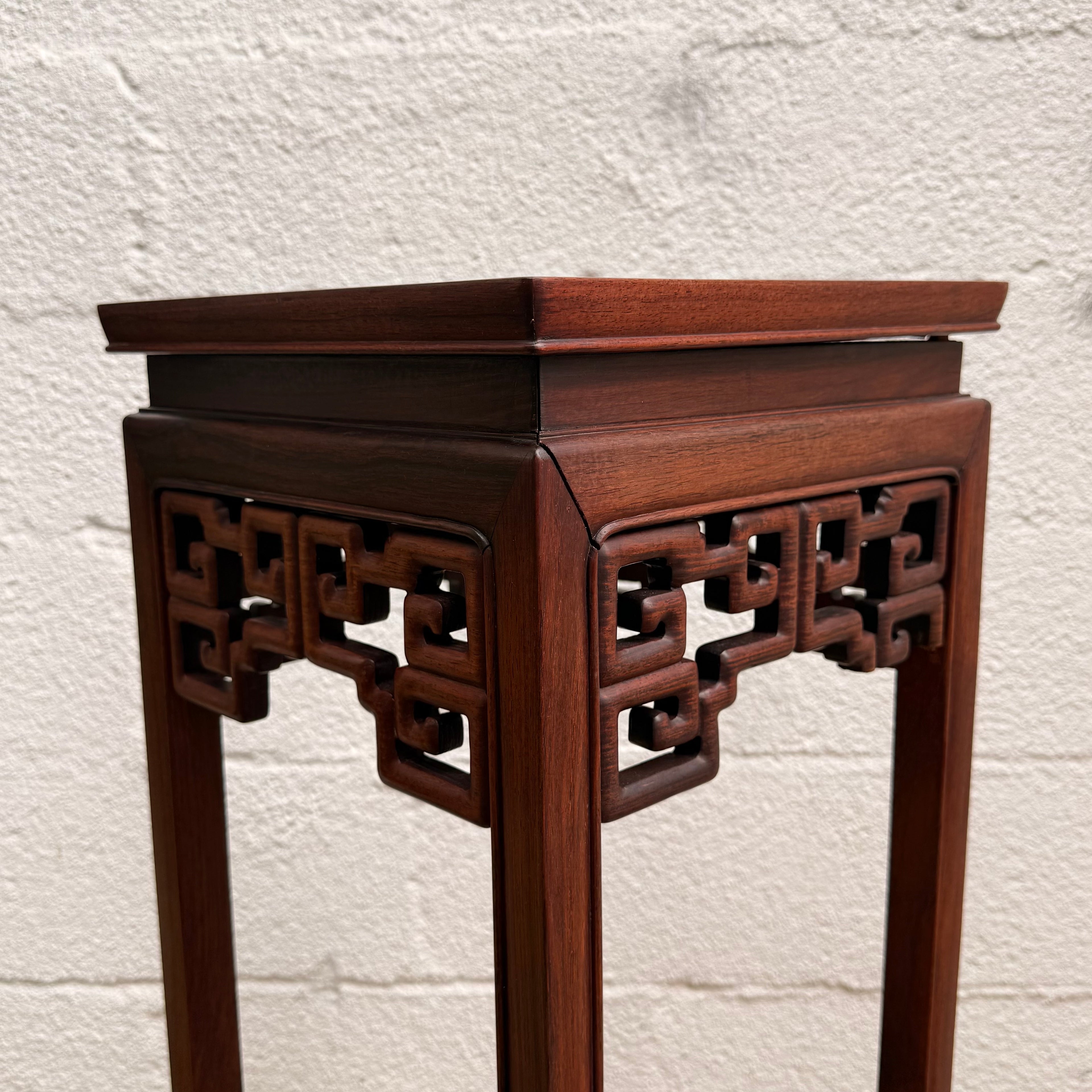 Handcrafted Hardwood Pedestal Stand | Chinese Display Stand