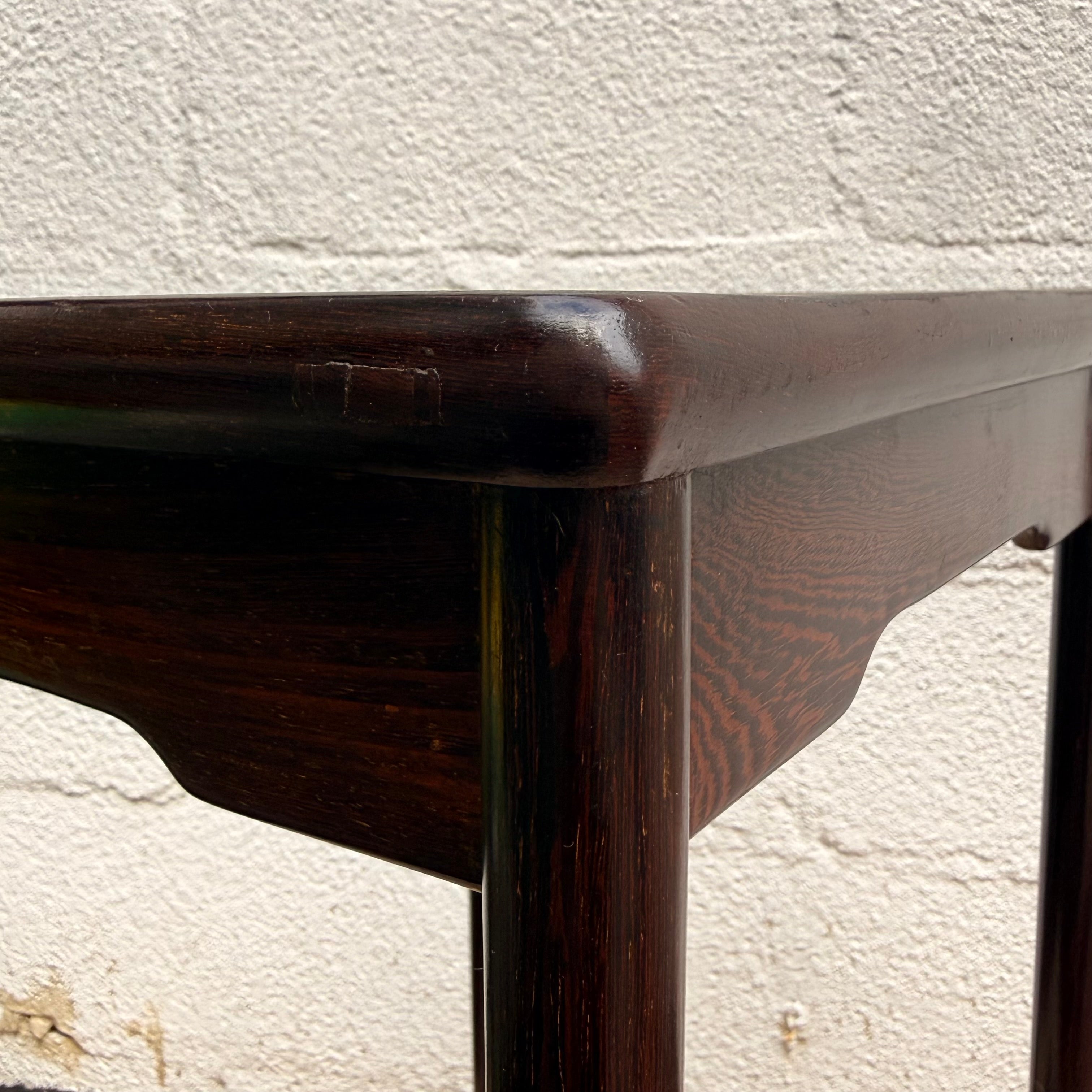 Vintage Chinese Rosewood Plant Stand / Pedestal / Side Table
