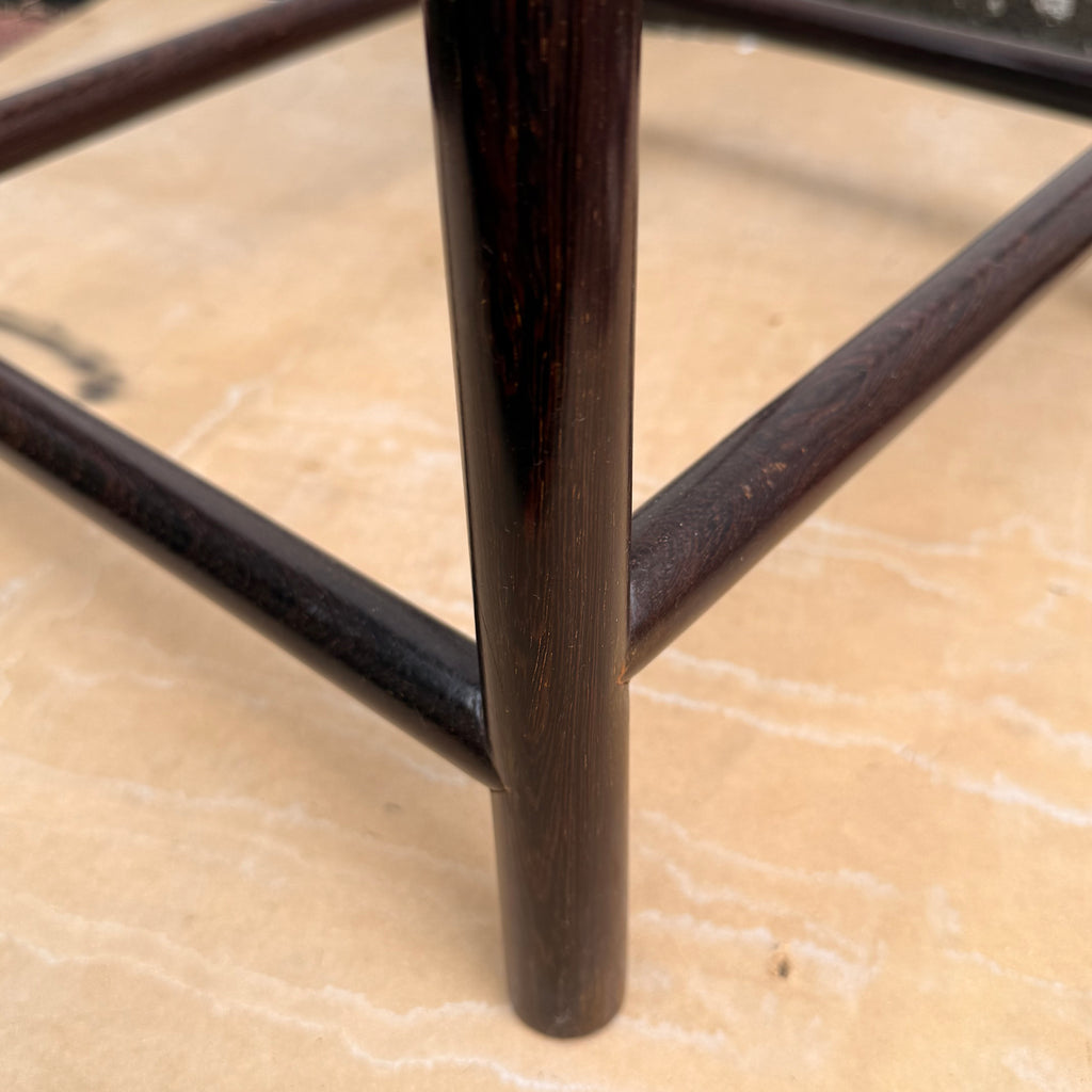 Vintage Chinese Rosewood Plant Stand / Pedestal / Side Table