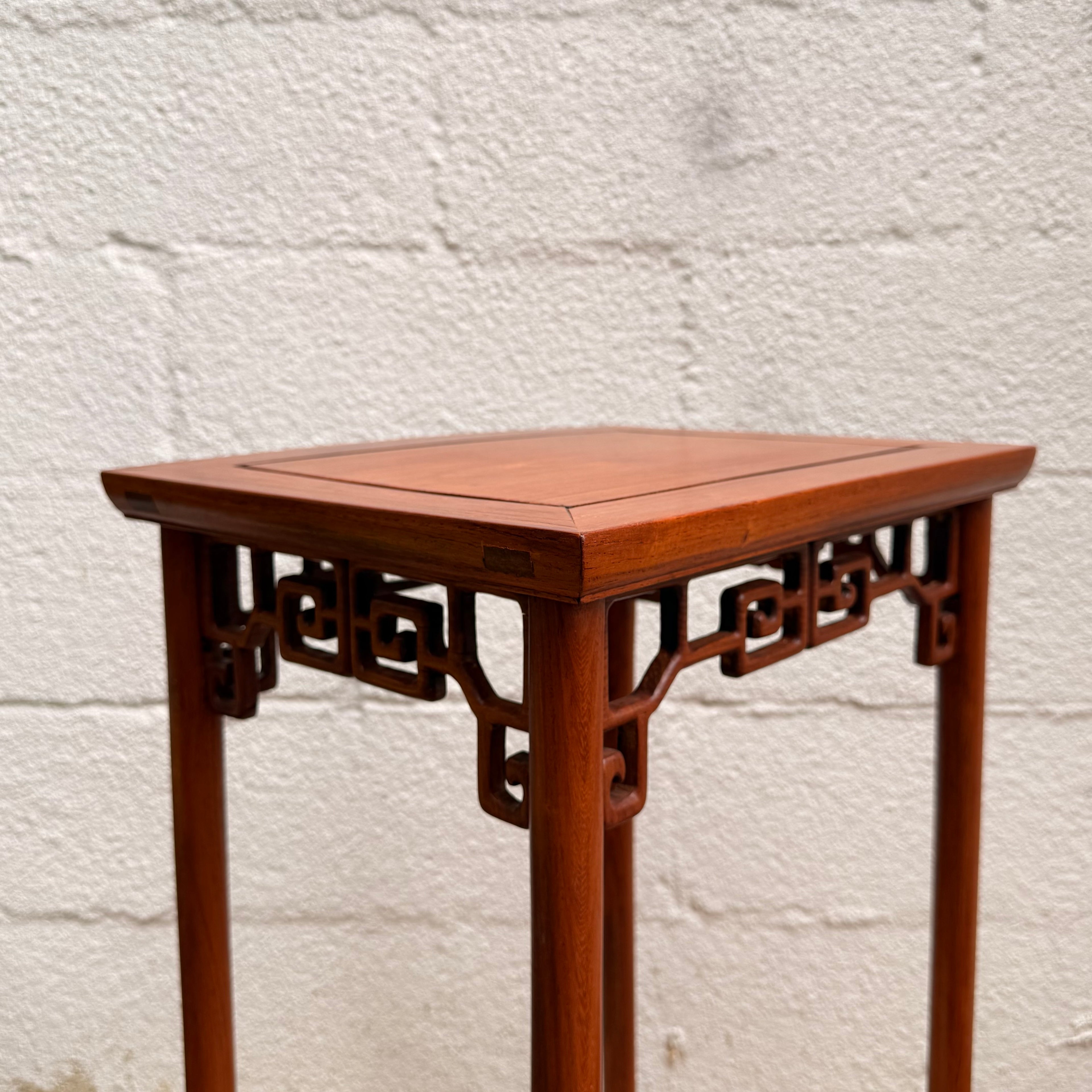 Handcrafted Hardwood Pedestal Stand | Chinese Display Stand