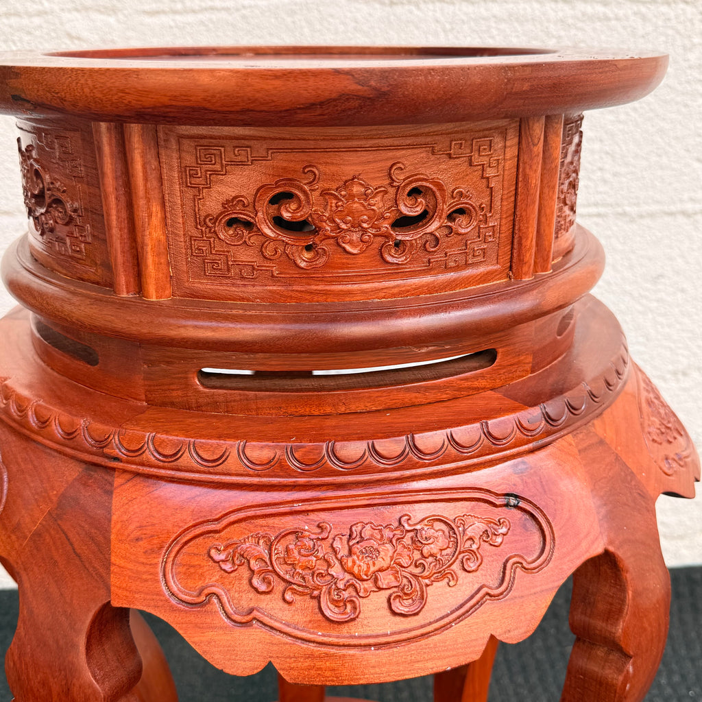 Rosewood Pedestal Stand Display