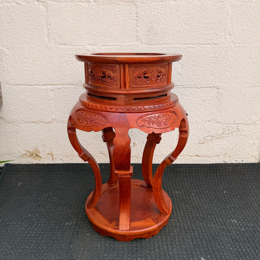 Rosewood Pedestal Stand Display