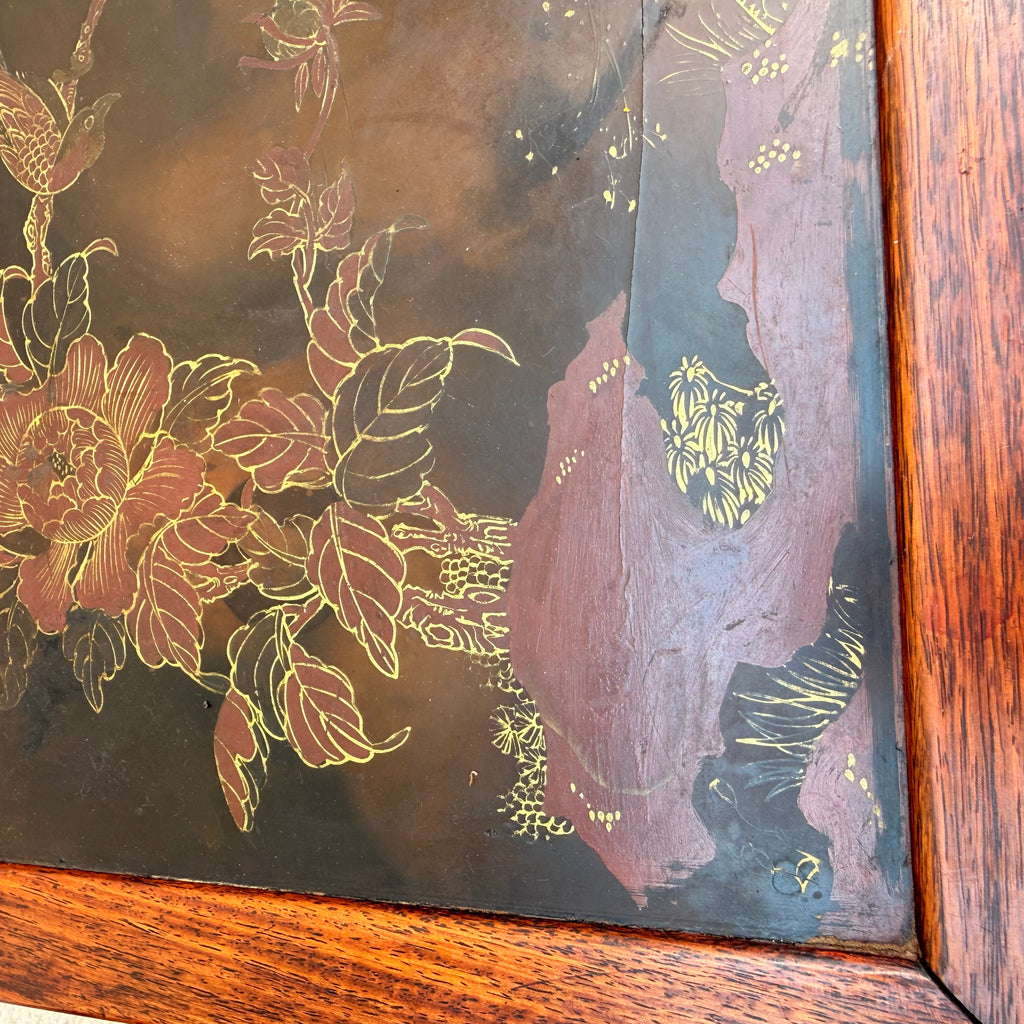 Hand-Painted Hardwood Accent Table | Chinese Scholar’s Side Table