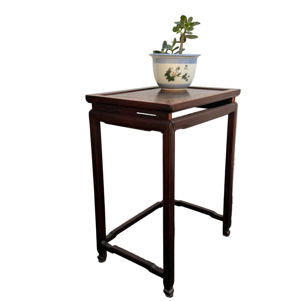 Hand-Painted Hardwood Accent Table | Chinese Scholar’s Side Table