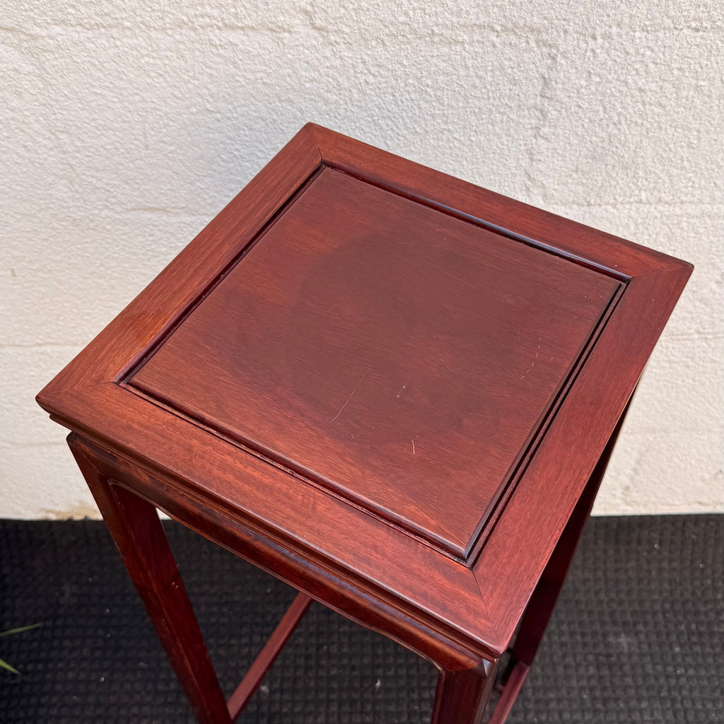 Pair Of Handcrafted Hardwood Pedestal Stand | Chinese Display Stand