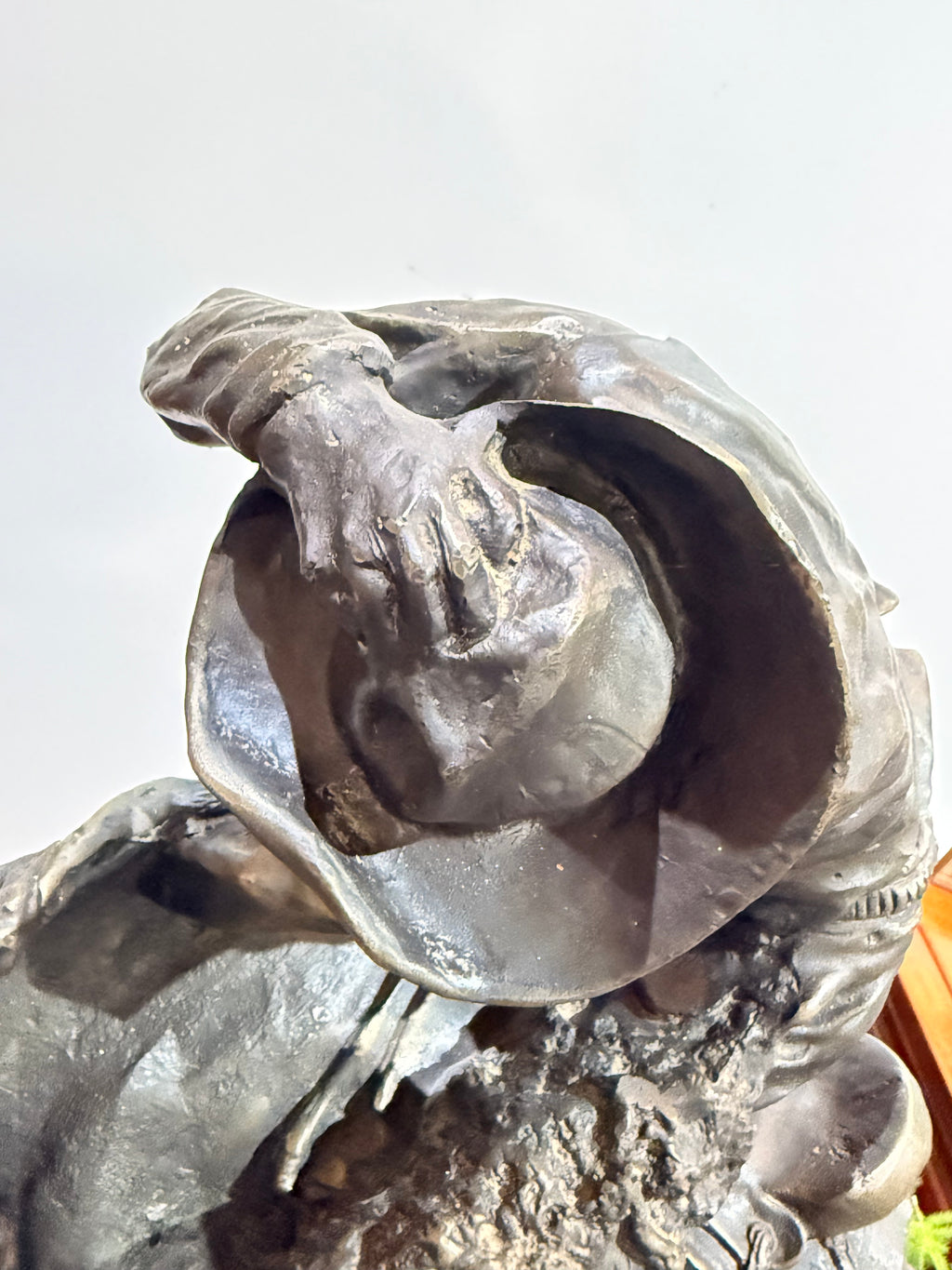 Bronze Cowboy and Bucking Horse Sculpture, After Frederic Remington
