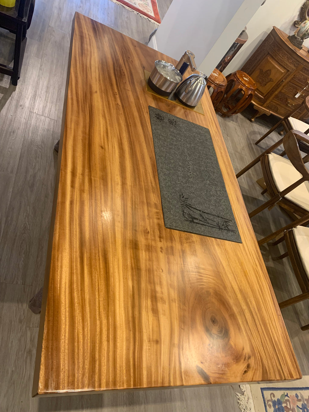 Solid Black Walnut Tea Table Set