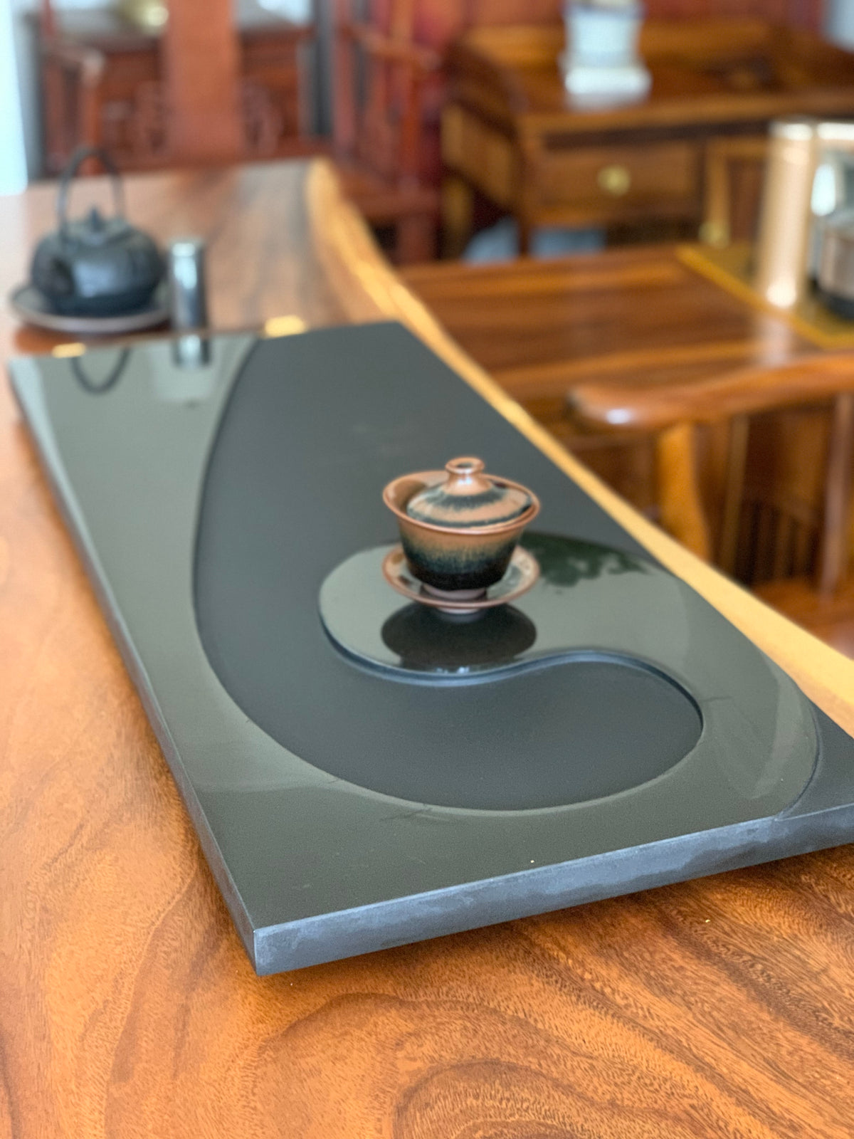 Stone Tea Tray- YIYANG  Shape