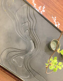 Stone Tea Tray-Basin River Shape