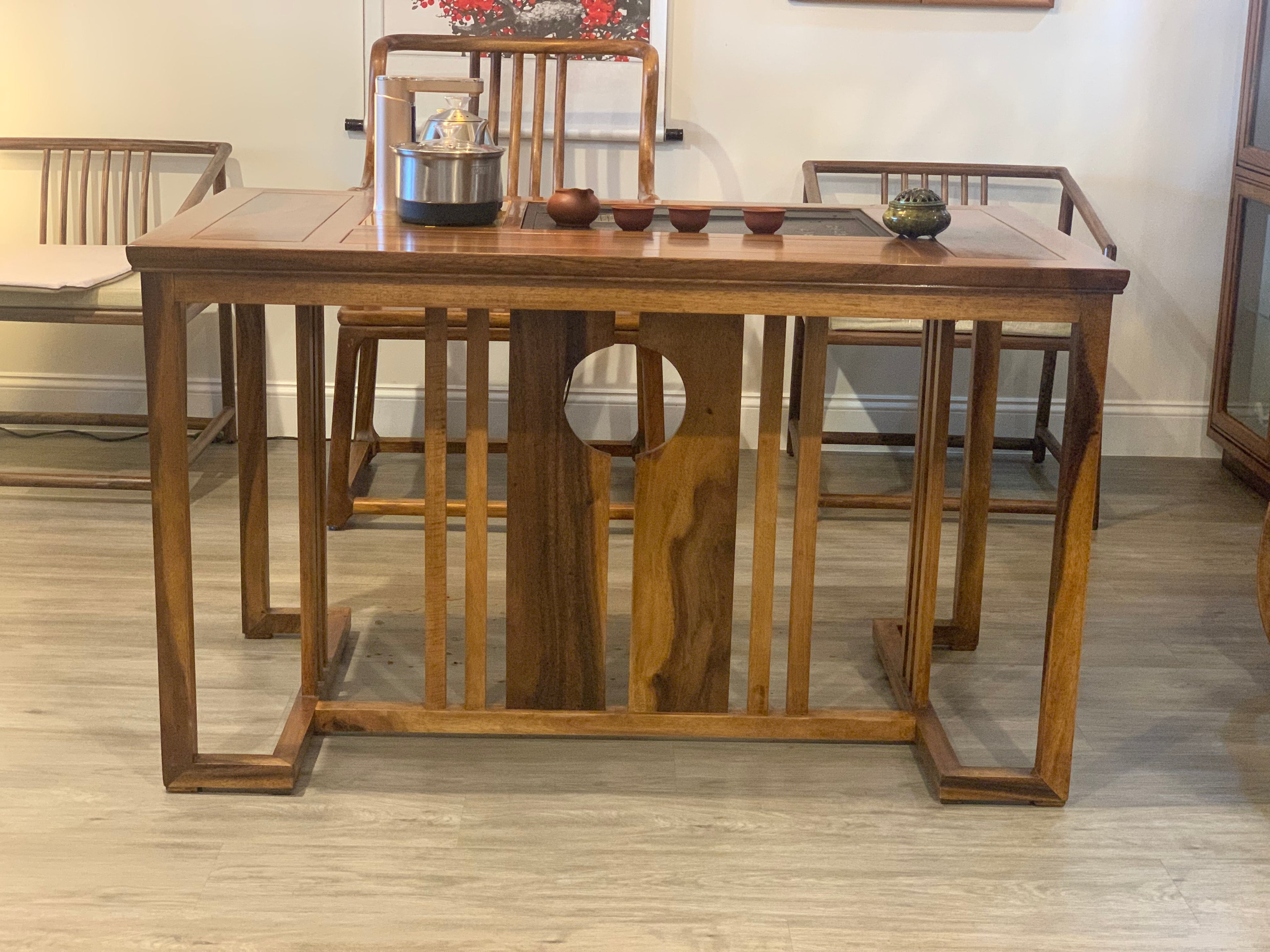 Black Walnut Tea Table Set