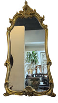 Vintage Gilt Gesso Carved Italian Mirror