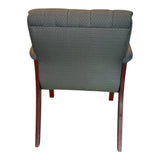 Traditional Tufted Accent Arm-Chairs (Pair)