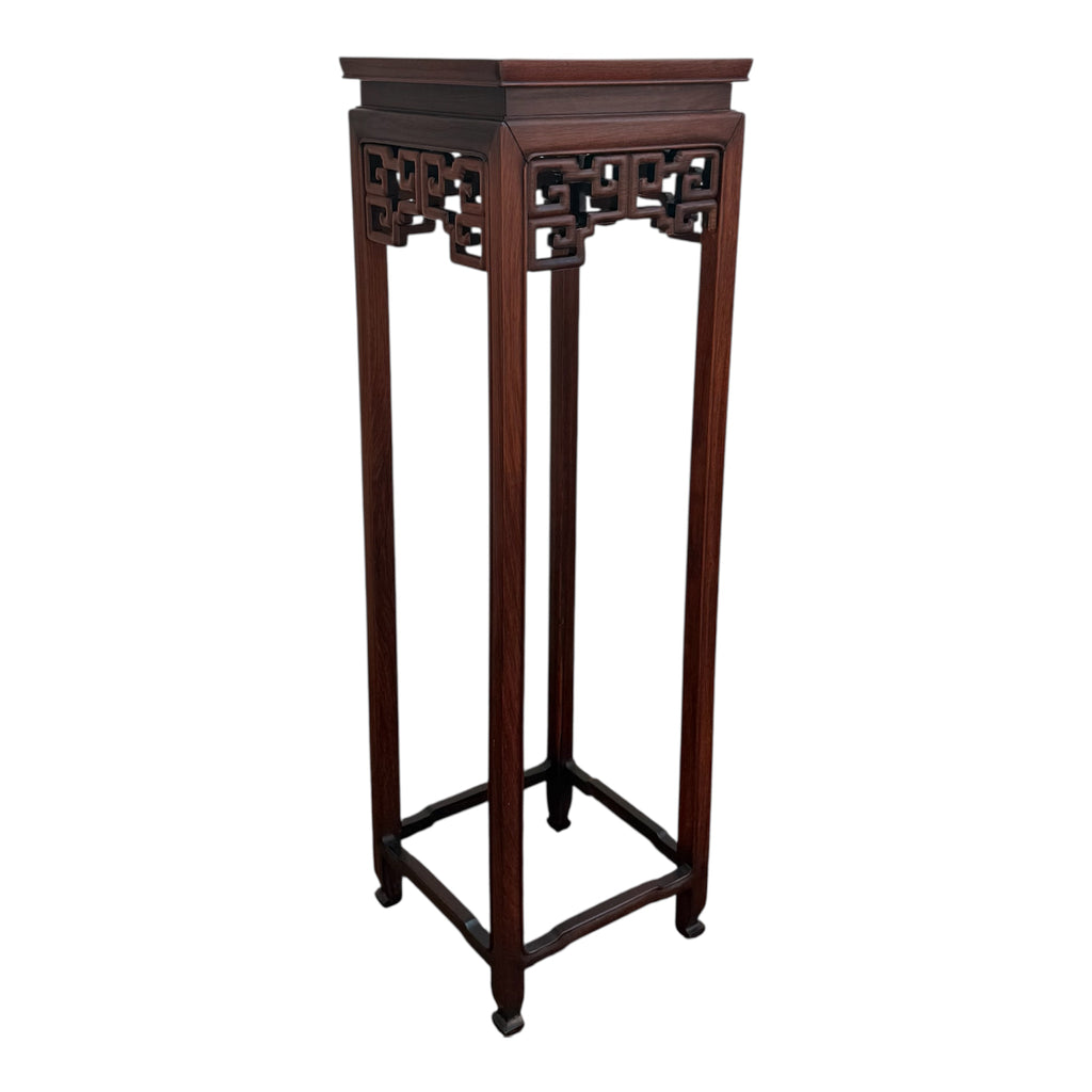 Handcrafted Hardwood Pedestal Stand | Chinese Display Stand