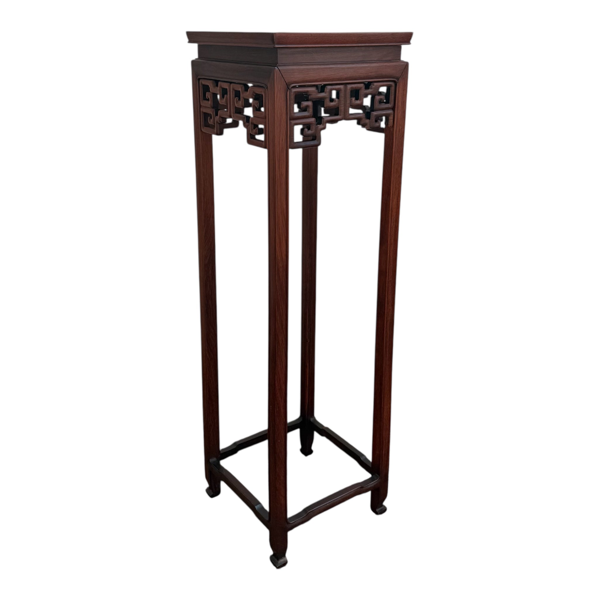 Handcrafted Hardwood Pedestal Stand | Chinese Display Stand