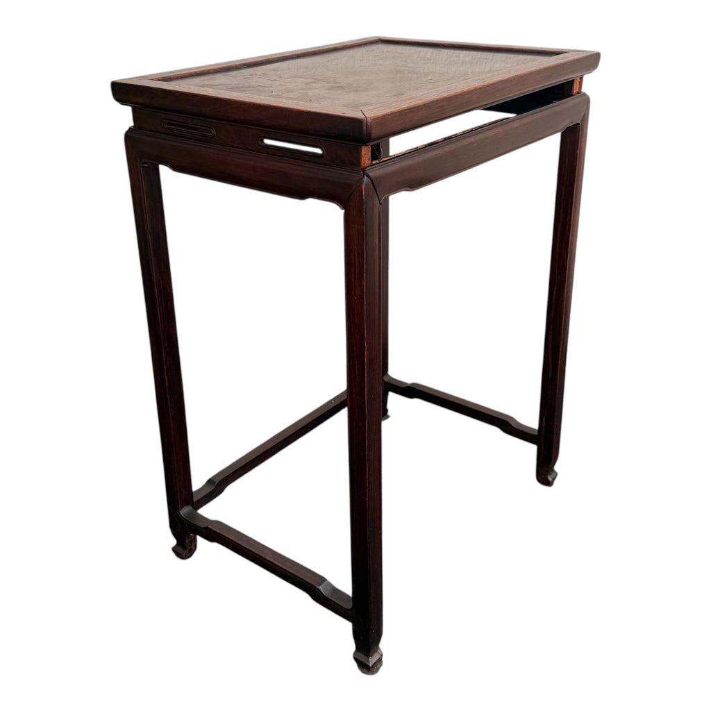 Hand-Painted Hardwood Accent Table | Chinese Scholar’s Side Table