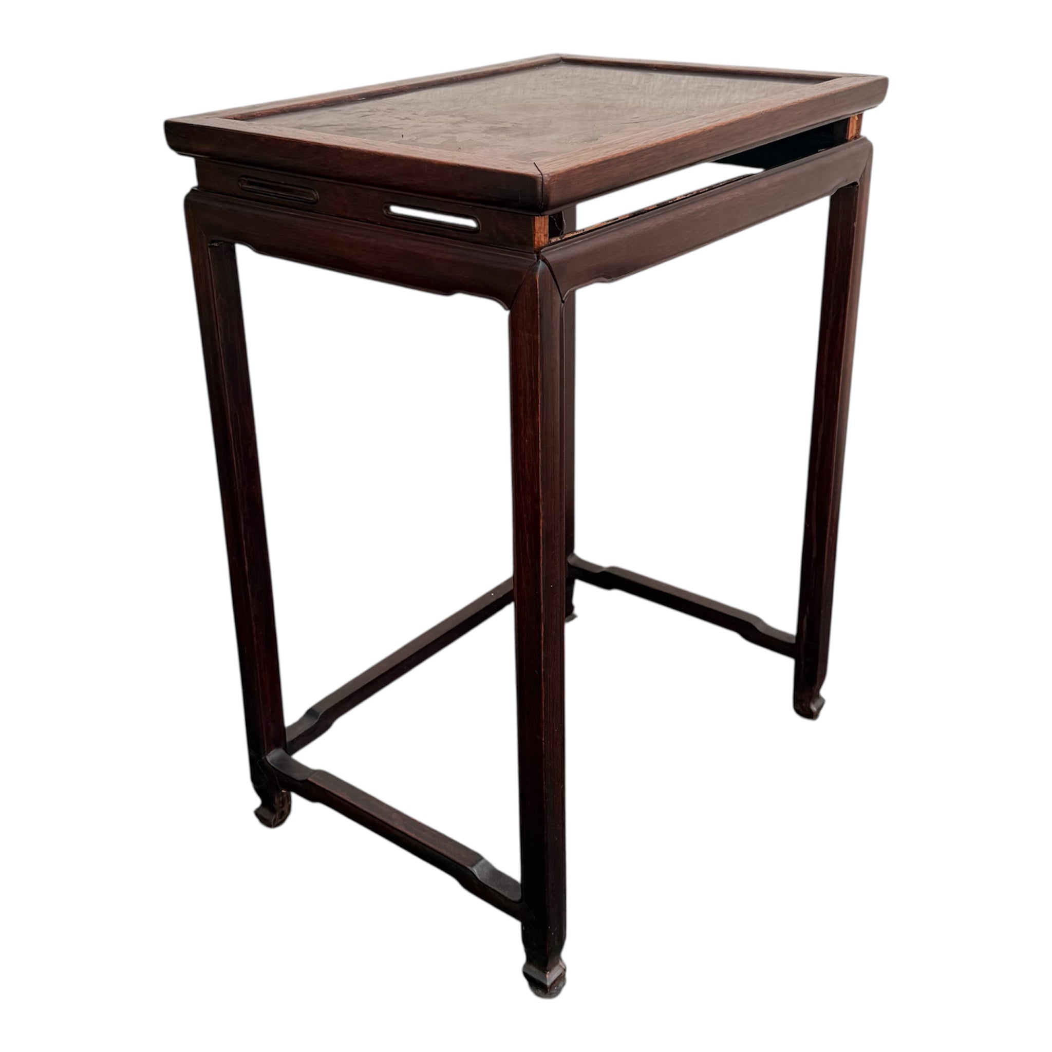 Hand-Painted Hardwood Accent Table | Chinese Scholar’s Side Table