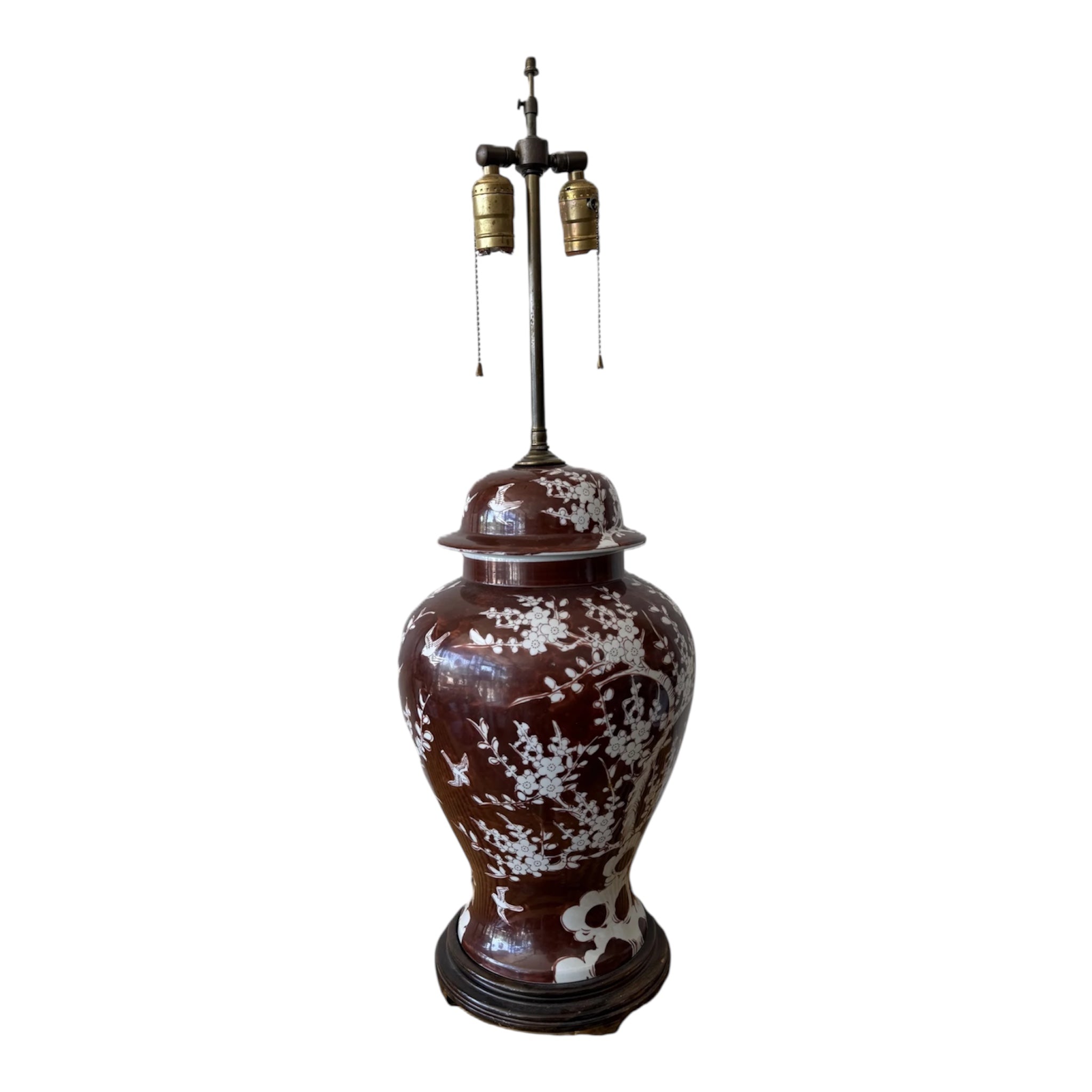 Vintage Ginger Jar Ceramic Table Lamp