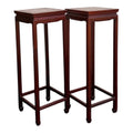 Pair Of Handcrafted Hardwood Pedestal Stand | Chinese Display Stand