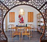 Zen Bamboo Tea Table Set