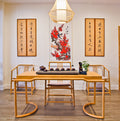 Zen Bamboo Tea Table Set