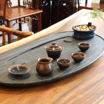 Stone Tea Tray-Moon Shape