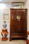 A Pair Of Rosewood Pedestal Stand Display