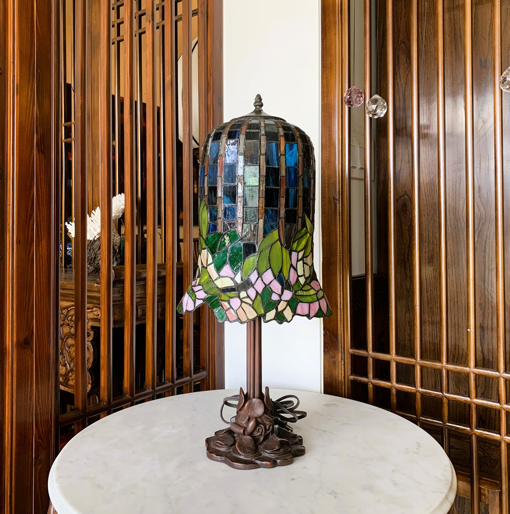 Vintage Tiffany Style Table Lamp