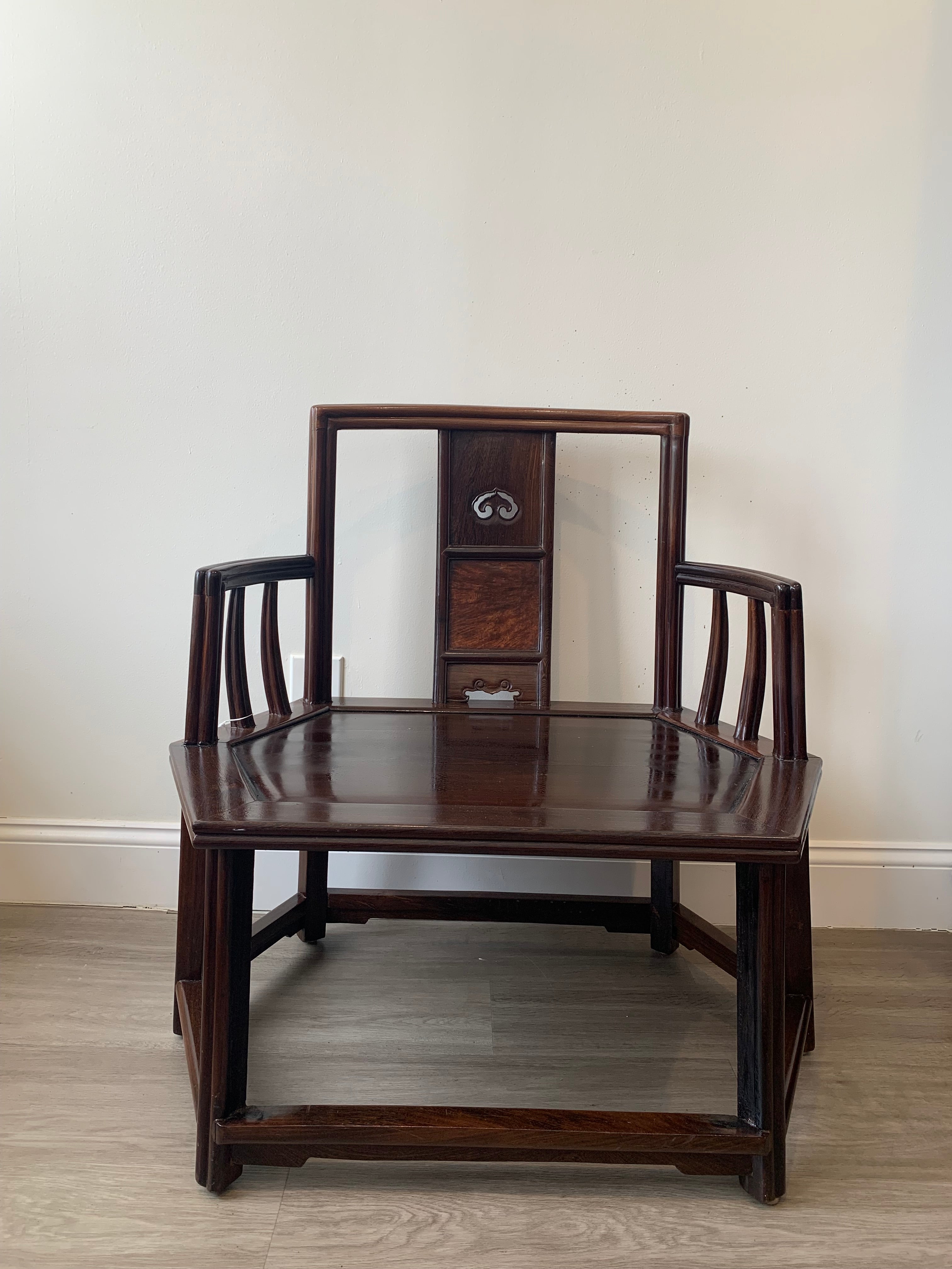 Rosewood Low Back Armchair sets