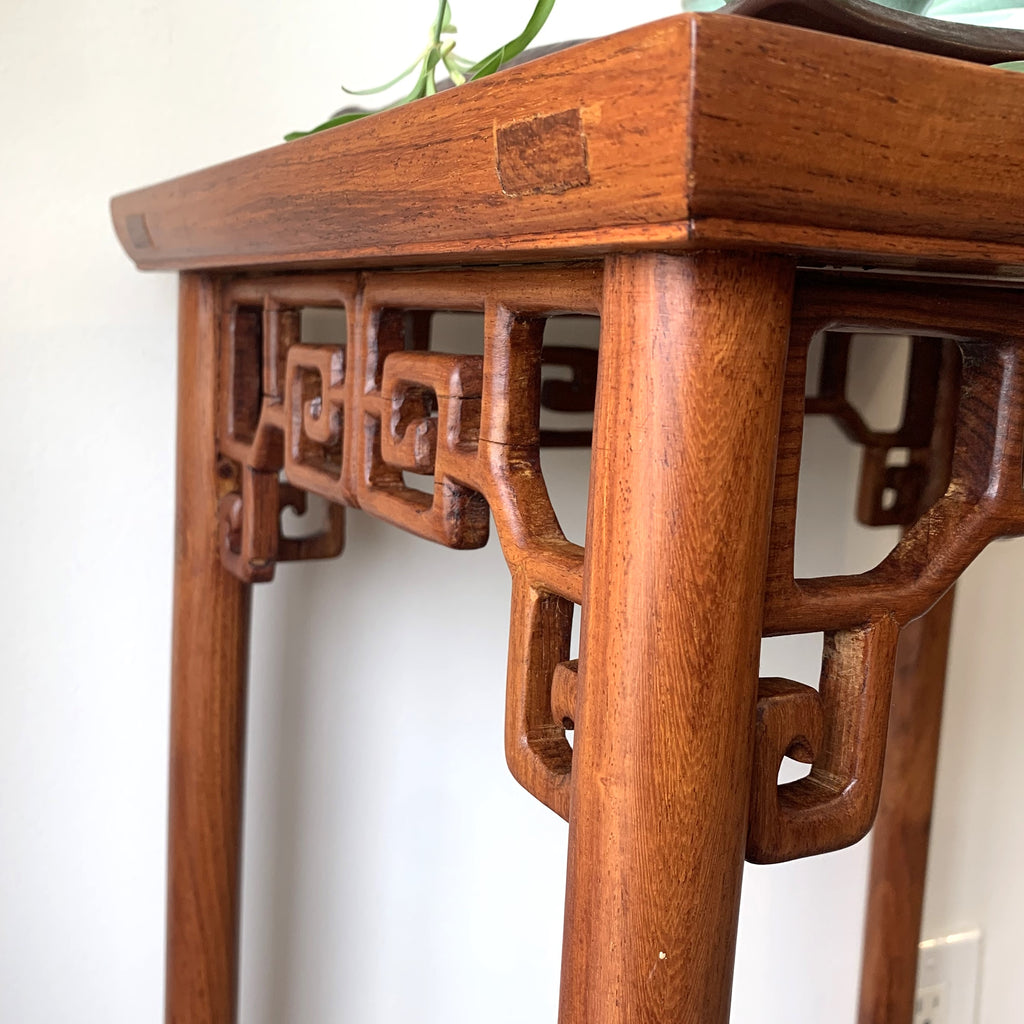 Vintage Rosewood Scroll  Tiashi Armchair Set