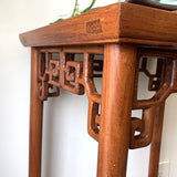 Vintage Rosewood Scroll  Tiashi Armchair Set