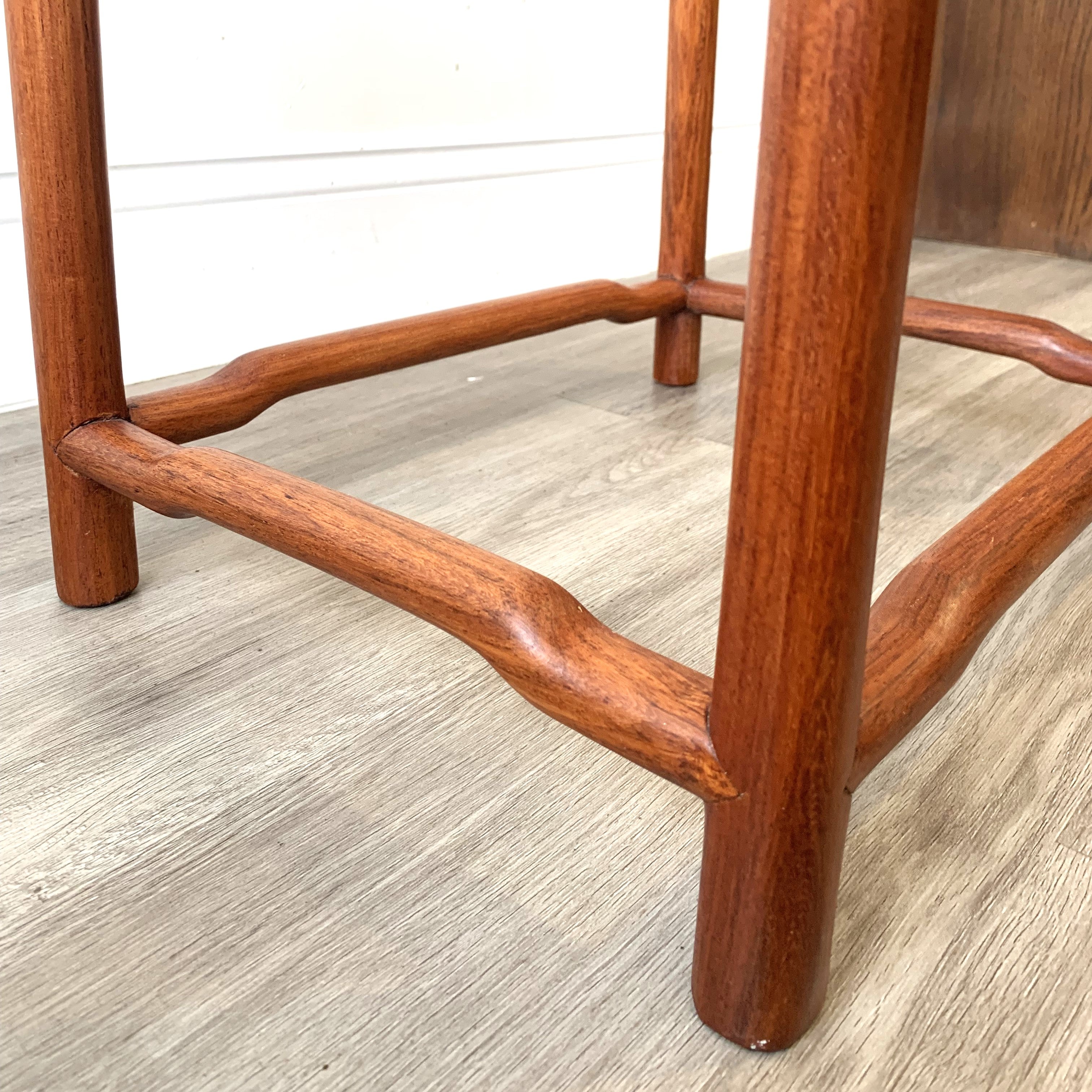 Vintage Rosewood Scroll  Tiashi Armchair Set
