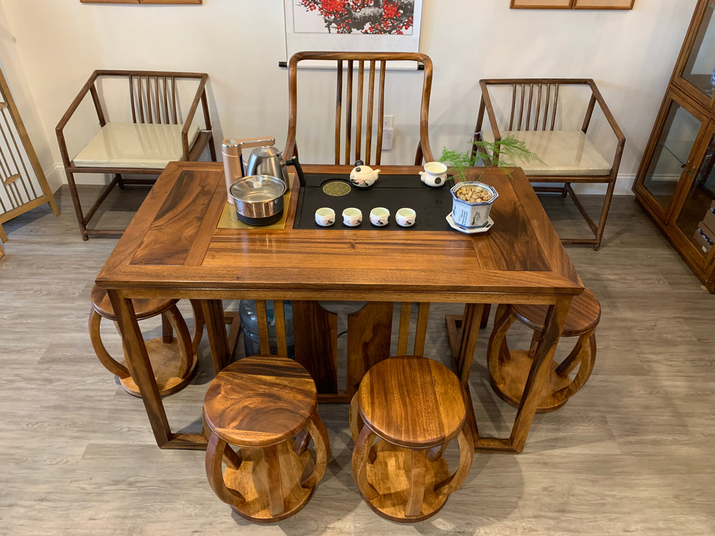 Black Walnut Tea Table Set