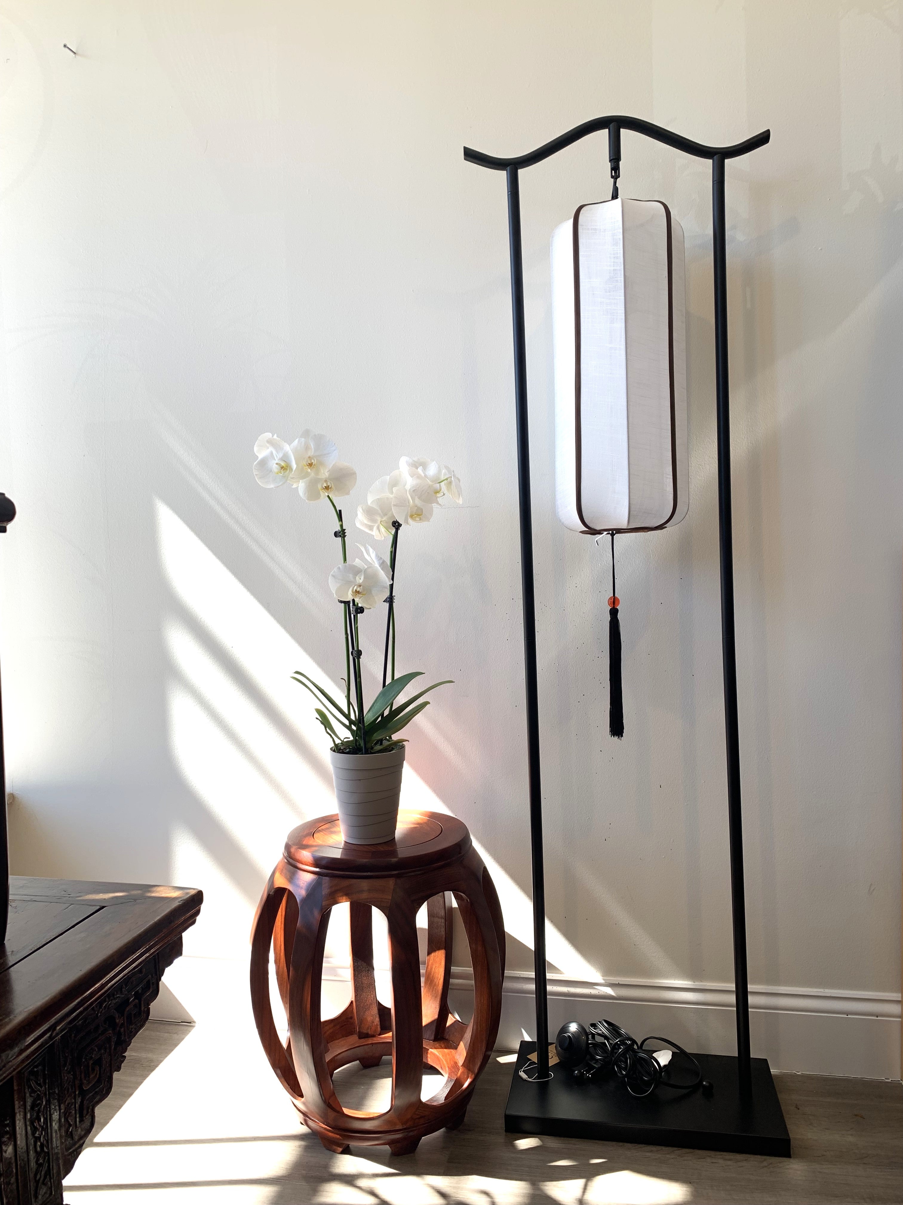 Zen-style floor Lamp with a shade