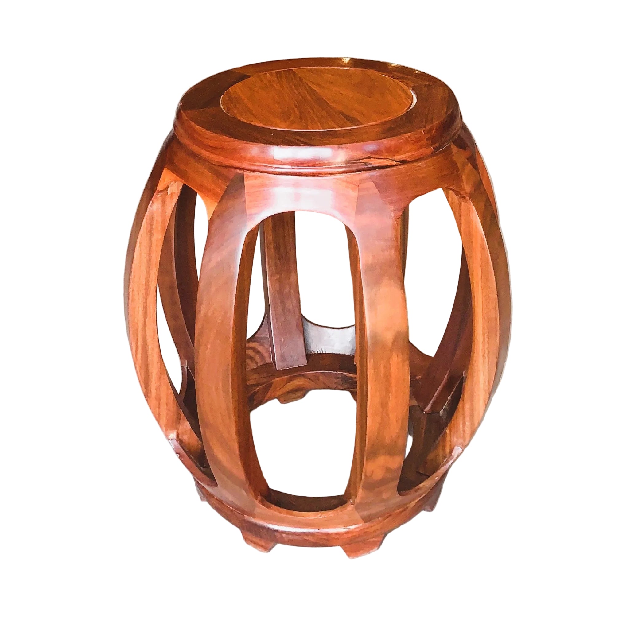 Rosewood Drum Stool, Stand