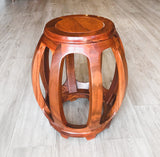 Rosewood Drum Stool, Stand