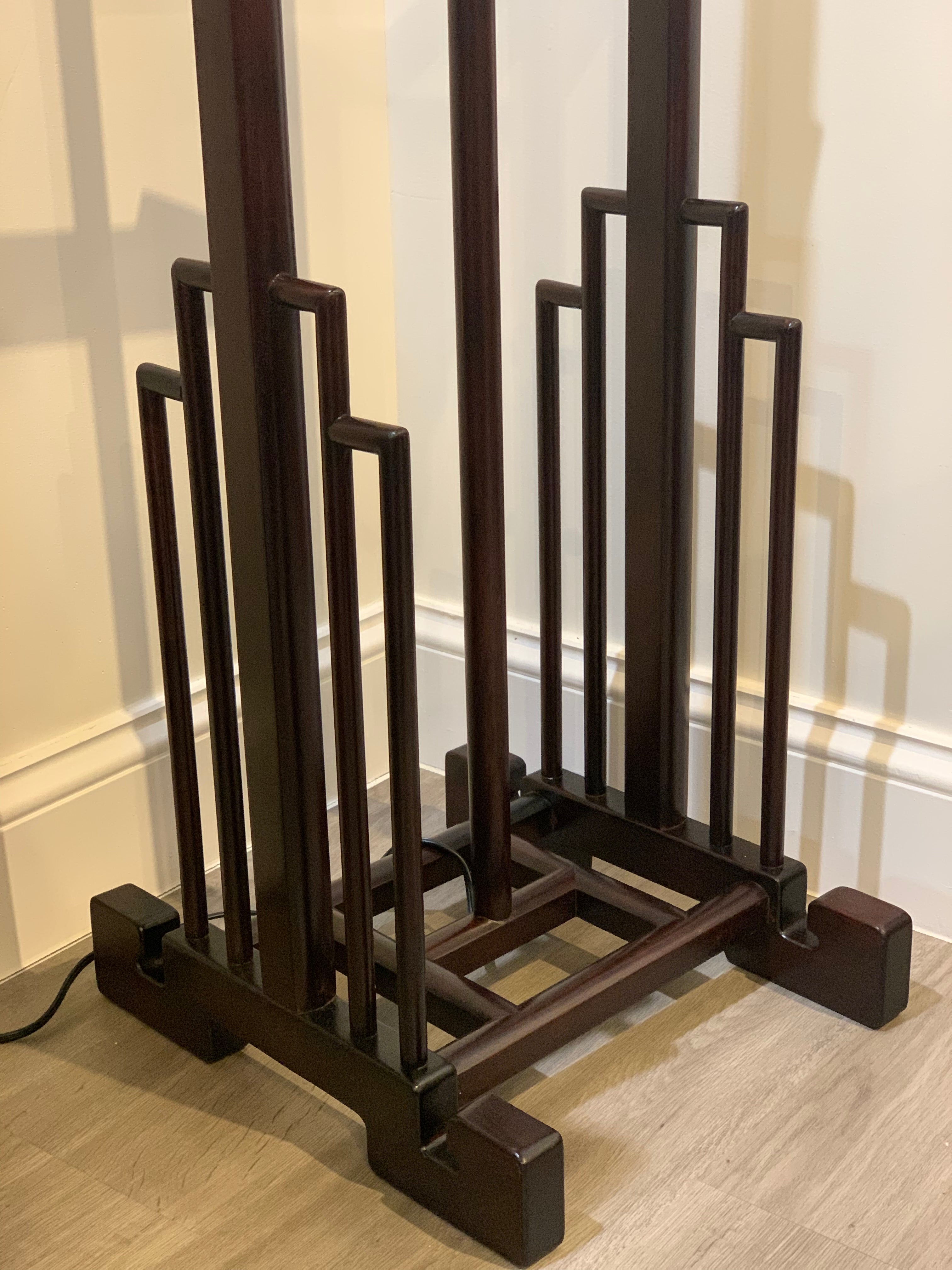 Classic Rosewood Floor Lamp