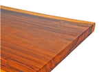 Black Walnut Solid Table with Light Brown Sides