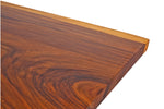 Black Walnut Solid Table with Light Brown Sides