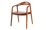 Lowback Walnut Armchair