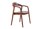 Lowback Walnut Armchair