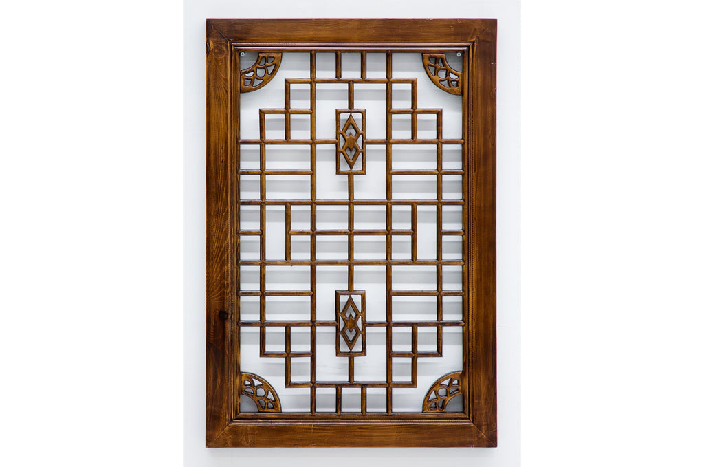 Custom Handcrafted Wood Panel / Wood Wall Hanging Brown - Threshold
