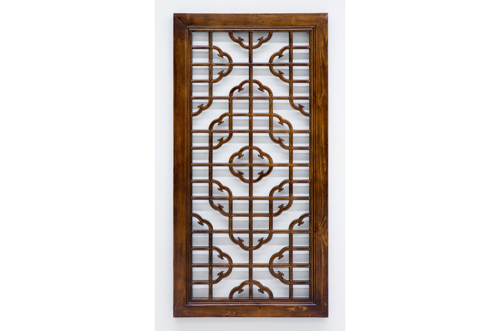 Custom Handcrafted Wood Panel / Wood Wall Hanging Brown - Threshold
