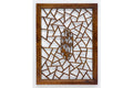 Custom Handcrafted Wood Panel / Wood Wall Hanging Brown - Threshold